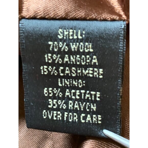 St. John Womens Coat Wool Angora Cashmere Red Size 2 RJ10627 Italy Lux - Picture 3 of 11